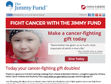 Tablet Screenshot of jimmyfundgiving.org